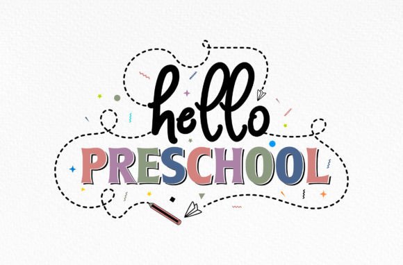Hello Preschool SVG